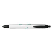 Stylo Noir Équipe Pointe Ballet Turquoise (Dos)