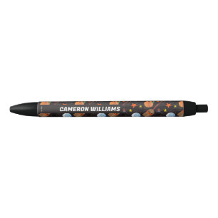 Stylo Noir Eric Carle   Caterpillar Black Halloween Motif
