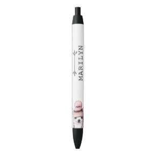 Stylo Noir Étincelle Personnalisée Le Minuscule Chi   Cute Ch