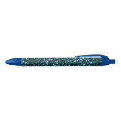 Stylo Noir Étincelles bleues (Haut)