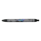 Stylo Noir Étoile de chat cosmique (Devant)