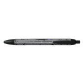 Stylo Noir Étoile de chat cosmique (Dos)