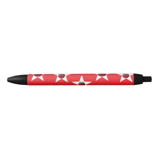 Stylo Noir étoile de Ladybug (Devant)