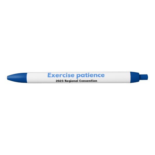 Stylo Noir Exercise patience pen  (Devant)