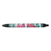 Stylo Noir Exotic Summer Floral rayé (Devant)