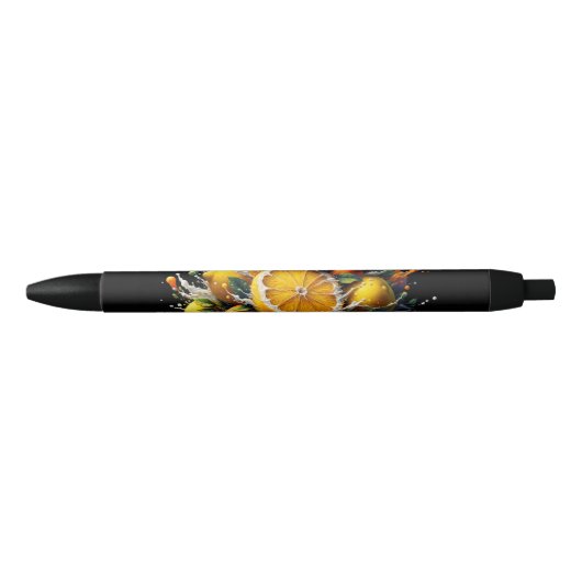 Stylo Noir Explosion de Citrus (Devant)