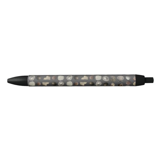 Stylo Noir Extravaganza de coquillages (Devant)