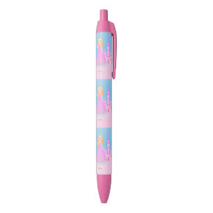Stylo Noir Fairytale Princess à Pink Birthaday
