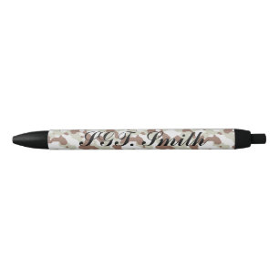 Stylo noir fait sur commande d'équilibre de Camo,