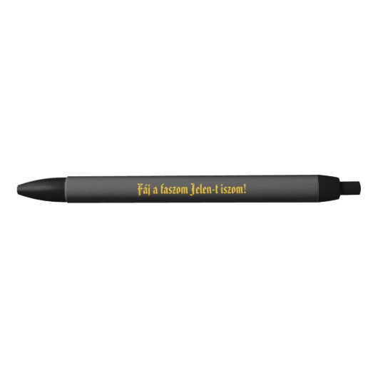 Stylo Noir Fáj a faszom Jelen-t iszom fekete örökíró (Devant)