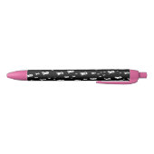 Stylo Noir Fantômes d'Halloween foncé (Bas)