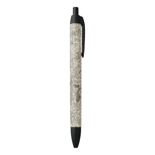 Stylo Noir Farine de saint (Bas (Vertical))