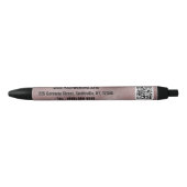 Stylo Noir Faux rose foncé (Devant)