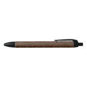 Stylo Noir Faux Rustic Tree Bark Texture (Haut)