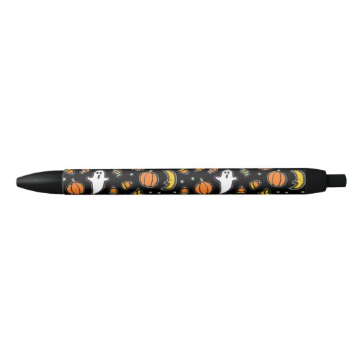 Stylo Noir Faveurs de fête d'Halloween (Devant)