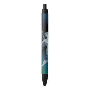 Stylo Noir Fée d'hiver