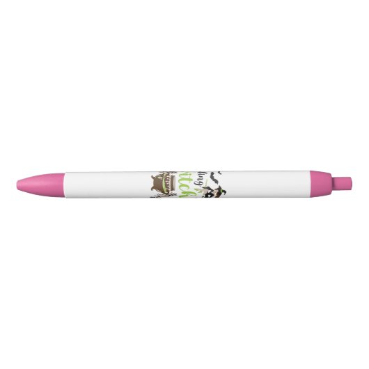 Stylo Noir Feeling witchy magic halloween (Devant)