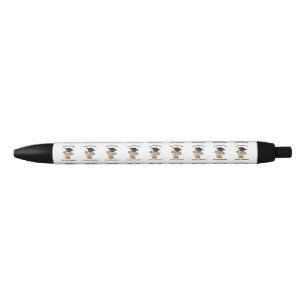 Stylo Noir Félicitations pour votre diplôme ! singe