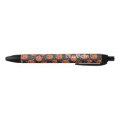 Stylo Noir Festive du Citrouille d'Halloween Motif Jack-o'-la (Bas)