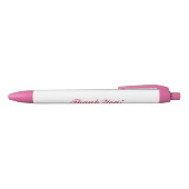 Stylo Noir Fête de graduation rose Favoriser personnalisée (Haut)