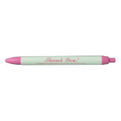 Stylo Noir Fête de graduation rose Mint Favoriser personnalis (Devant)
