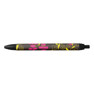 Stylo Noir feuille