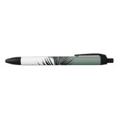 Stylo Noir Feuille de palme (Haut)