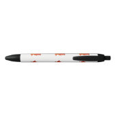 Stylo Noir Feuille d'érable d'aquarelle (Dos)