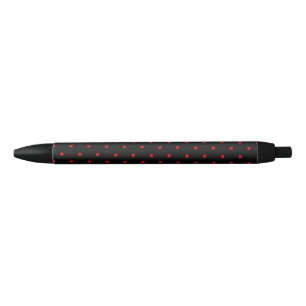 Stylo Noir Feuille d'érable du chalet canadien