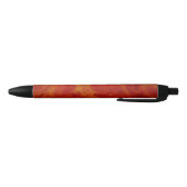 Stylo Noir Feuille d'érable rouge Abstraite Automne Photograp (Bas)