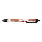Stylo Noir Feuilles d'érable de l'automne (Bas)