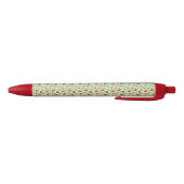 Stylo Noir Feuilles et coccinelles (Bas)