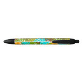 Stylo Noir Feuilles Monstera (Dos)