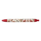 Stylo Noir Feuilles qui tombent (Devant)