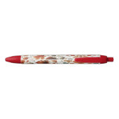 Stylo Noir Feuilles qui tombent (Dos)