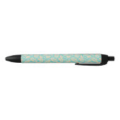 Stylo Noir Feuilles tropicaux (Bas)