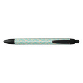 Stylo Noir Feuilles tropicaux (Dos)