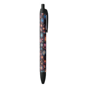 Stylo Noir Feux d'artifice amusants