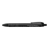 Stylo Noir Fhuile d'argent moderne Script effet mariage Faveu (Haut)