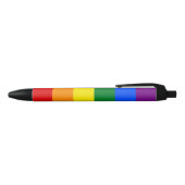 Stylo Noir Fierté arc-en-ciel (Haut)