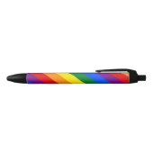 Stylo Noir Fierté arc-en-ciel (Haut)