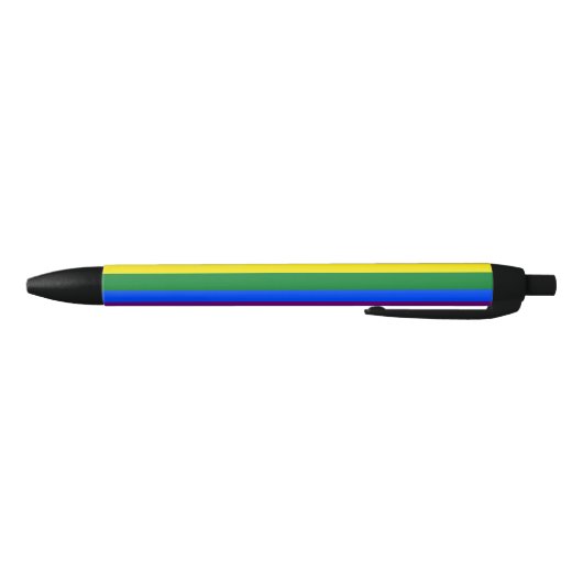 Stylo Noir Fierté arc-en-ciel (Bas)