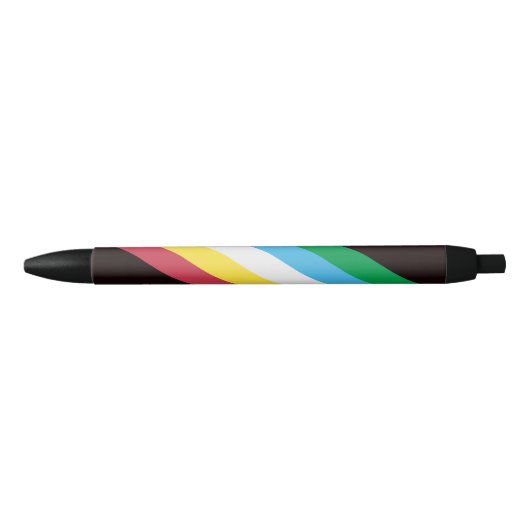 Stylo Noir Fierté du handicap (Devant)