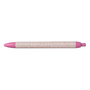 Stylo Noir Fierté et préjudice