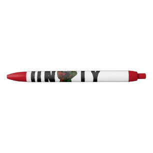 Stylo Noir fierté noire drapeau rouge vert poing panafricain