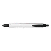 Stylo Noir Fille avec cheveux ondulés Coiffure icône de marqu (Dos)