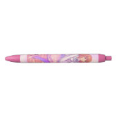 Stylo Noir Fille Macaron rose (Devant)