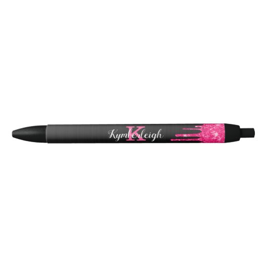 Stylo Noir Fille Noir Hot Rose Parties scintillant Drivers No (Devant)