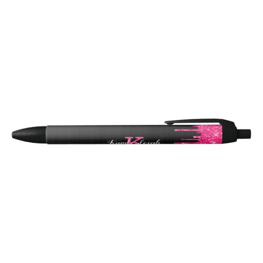 Stylo Noir Fille Noir Hot Rose Parties scintillant Drivers No (Haut)