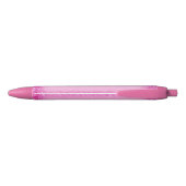 Stylo Noir Fille Parties scintillant rose brillant Nom de scr (Dos)